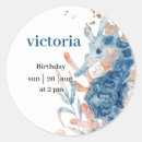 Search for blue seahorse stickers Baby