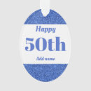 Search for 50th birthday christmas tree decorations Unique