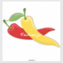 Search for chili peppers stickers Red