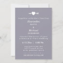 Search for lilac grey wedding invitations Modern