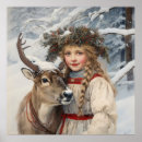 Search for christmas reindeer art vintage