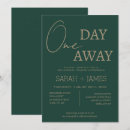 Search for green rehearsal dinner invitations The night before