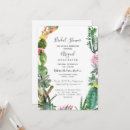 Search for succulent bridal shower invitations Tropical