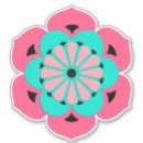 Search for turquoise mandala stickers Lotus