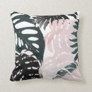 Search for tropical leaf cushions Palm trees