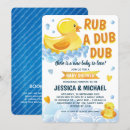 Search for dub invitations Rub a dub dub