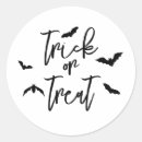 Search for trick treat stickers Minimalist