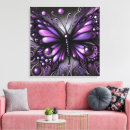 Search for purple butterfly canvas prints Butterflies