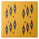 Search for orange diamond pattern tiles Retro