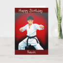 Search for karate birthday cards Boy