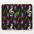 Search for musical design mouse mats Pattern