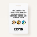 Search for alert id badges Food allergy