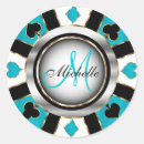 Search for turquoise monogram stickers Teal