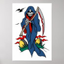 Search for grim reaper art Vintage