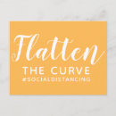 Search for curved shape postcards Flatten the curve