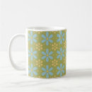 Search for blue abstract pattern mugs Floral