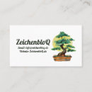 Search for bonsai tree business cards Zen