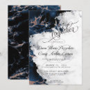 Search for sapphire blue wedding invitations Script calligraphy