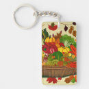 Search for fruit and vegetables key rings Autumn