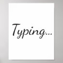 Search for typing posters Text