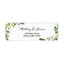 Search for gold wreath return address labels Watercolor