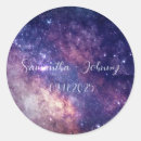Search for night wedding stickers Outer space