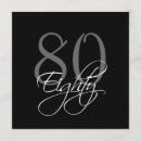 Search for formal 80th birthday invitations Milestone