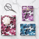 Search for purple camo wrapping paper Pattern