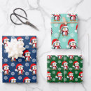 Search for cute penguin wrapping paper Xmas