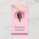 Search for voice over business cards Microphone