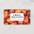 Search for fruit and vegetables business cards Unique