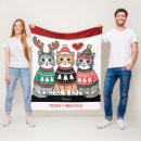Search for christmas cat blankets Whimsical