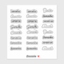 Search for last name stickers Trendy