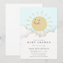 Search for sunshine baby shower invitations Clouds