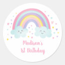Search for rainbow confetti stickers Rainbow baby shower