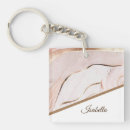 Search for rose gold key rings Marble