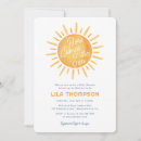 Search for vertical sunshine baby boy shower invitations Here comes the son