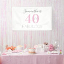 Search for fabulous 40 40th birthday party decor Modern
