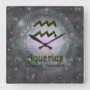 Search for zodiac signs clocks Aquarius
