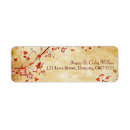 Search for red brown return address labels Retro