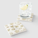 Search for sea shell coasters White
