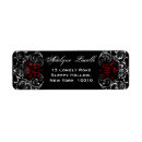 Search for halloween return address labels Black