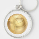 Search for volleyball key rings Gold
