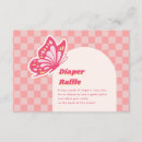 Search for butterfly baby shower diaper raffle Ticket