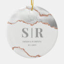 Search for rose christmas tree decorations Monogrammed