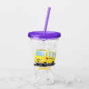 Search for yellow bus drinkware Vehicle