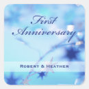 Search for first anniversary stickers 1st