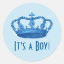 Search for blue crown stickers Baby boy