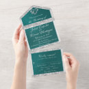 Search for teal border invitations Stylish