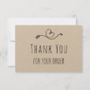 Search for kraft paper thank you cards Rustic